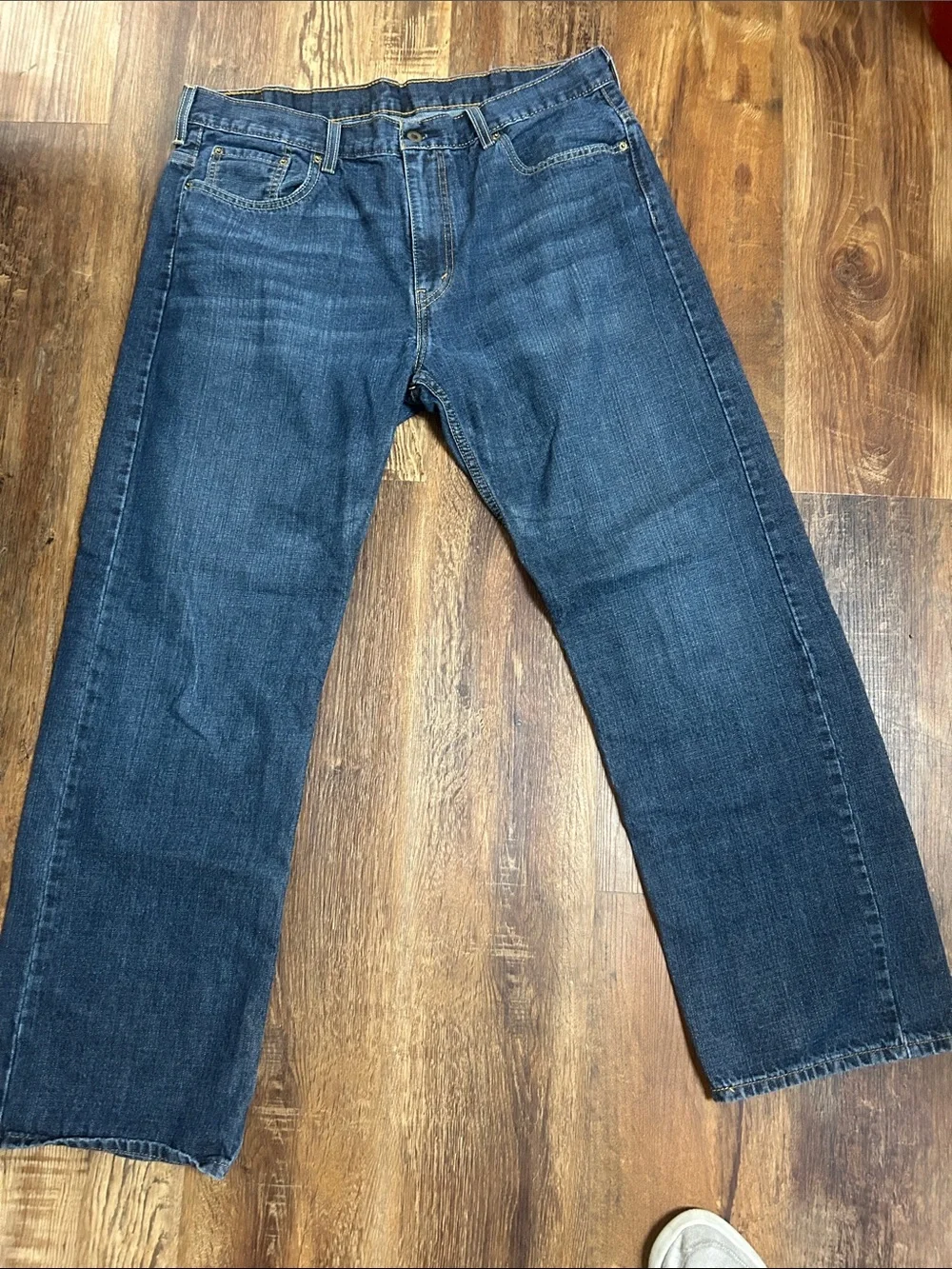 Levi's Dark Blue Straight Jeans
